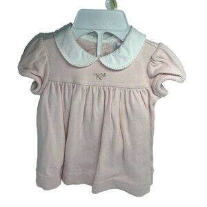 Ralph Lauren Vintage Babygirl Dress 100% Cotton Pink 1990’s 2 Piece Set Size 3M